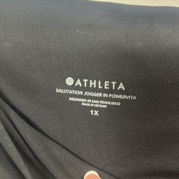Athleta Salutation Jogger in Powervita black size 1X - Picture 5 of 12